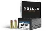 9mm Luger 20 Rounds Ammunition Nosler 115 Grain Jacketed Hollow Point