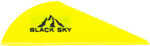 Bohning Black Sky Vane 2 in. Neon Yellow 36 pk. Model: 10901NY2