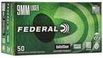 Federal Bc9H1 BallistiClean 9mm 100 Gr Lead-Free Frangible 50 Per Box/20 Cs