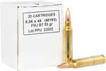 PPU Metric Rifle 5.56x45mm NATO 55 gr Full Metal Jacket Boat Tail (FMJ) Ammo 1000 Rounds