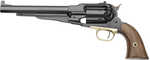 Pietta Pf58STT448 1858 Remington Target Model 44 Cal 6 Shot 8" Blued Octagonal Steel Barrel, Cylinder & Frame, Walnut Gr