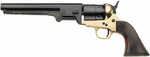 Pietta REB44 1851 Navy SAO 44 Cal Striker Fire 7.37" 6Rd Brass Frame Blued Barrel & Cylinder Walnut Grip