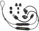 Allen Company ULTRX E-Bud Neckband Electronic Ear Plug NRR 19-30 dB Bluetooth 5.3 Rechargeable Black 4159