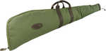 Boyt Harness GCRFUS48 Canvas Rifle Case 48" Green Waxed Canvas With Tanned Leather Accents, Quilted Flannel Lining