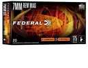 Federal Fusion 7MM Remington Magnum Rifle Ammo 175 Gr Polymer Tipped