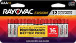 Rayovac AAA High ENREGY Alkaline Batteries Silver/Blue 1.5 Volts 1,123 mAh (16) Single Pack