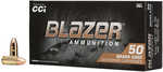 CCI Blazer 9mm Luger 100Gr Full Metal Jacket 50 Per Box