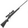 Remington 700 ADL 22-250 Rem Bolt Action Rifle 24" Matte Blued Barrel Black Synthetic Stock With Weaver 3-9x40mm Scope