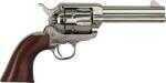 Revolver Cimarron Pistolero 38 Special / 357 Magnum Fixed Sight 4.75" Barrel Nickel Finish Walnut Grip