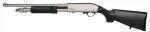 Iver Johnson Arms Shotgun 12 Gauge 3" Chamber 18" Barrel Satin Nickel Synthetic Stock