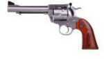 Ruger Revolver Bisley Flat Top 44 Special 5.5" Barrel Stainless Steel Wood Grip Adjustable Sight 5250