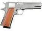 Rock Island GI Standard 1911 45 ACP 5" Barrel 8 Round Polished Nickel Finish Semi Automatic Pistol