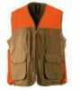 Browning Upland Vest w/Blaze Trim, Field Tan Large 3051193203