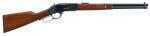 Taylor Uberti 1873 Carbine Lever Action Rifle 44 Mag 19" Round Barrel With Blue Frame And Walnut Stock