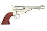 Taylor Uberti Open Top Early Model 1851 Navy Revolver With Nickel Finish 4.75" Round Barrel 38 Special