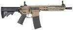 AR-15 LWRCI IC-A5 5.56mm NATO 16.1" Barrel Adjustable Black Stock Flat Dark Earth/Black Melonite Metal Finish Semi-Automatic Rifle *CA Approved* ICA5R5CK16CAC