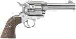 Ruger Vaquero 45LC 4-5/8" Barrel Fixed Sight Stainless Steel Wood Grip Short Spur Hammer Talo Revolver