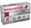 12 Gauge 5 Rounds Ammunition Winchester 2 3/4" 27 Pellets Lead #4 Buck