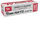 Target & Training 9MM Nato Full Metal Jacket 124gr Ammo 100 Rounds