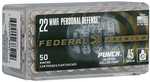 Federal Punch Personal Defense Ammo 22 Winchester Magnum Rimfire 45 Grain Jacketed Hollow Point 1000 fps, 50 Rounds