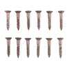 UNPLATED Steel Flat Head Wood Screw Kit