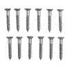 UNPLATED Steel Flat Head Wood Screw Kit