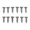 UNPLATED Steel Flat Head Wood Screw Kit