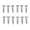 UNPLATED Steel Flat Head Wood Screw Kit