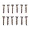 UNPLATED Steel Flat Head Wood Screw Kit