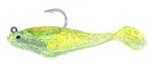 Creme Lure Co / Knight Spoiler Shad 1.5in 3pk Chartreuse Glitter Md#: SSB105