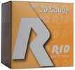 Rio Ammunition Small Game Load Shotshell 20 Gauge 3" Max 1-1/4 Oz #6 Shot 1250 Fps 25 Rounds