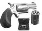 North American Arms Combo Bug II Mini Revolver .22 WMR/.22 LR 1.5" Barrel 5 Rounds Distributor Exclusive Rubber Grips Stainless Frame and Finish