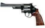 Smith & Wesson Model 29 Double Action Large Revolver 44 Mag 6.5" Barrel Carbon Frame Blue Finish Wood Grip Adjustable Sights 6 Round 150145