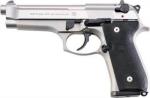 Beretta 92FS Inox Semi Automatic Pistol 9mm 4.9" Barrel 10 Round Stainless Steel