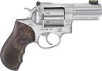 Ruger GP100 .357 Magnum/.38 Special Revolver 3" Barrel 6 Round Stainless/Wood Finish