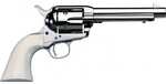 Taylor's Uberti 1873 Revoler 45 Colt 5.5" Barrel Nickel Finish With Ivory Grip