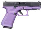 Glock 19 Gen5 Striker Fired Semi-Auto Pistol 9mm Luger 4.02" Carbon Steel Barrel (1)-15Rd Magazine White Dot Front Sight & Outline Rear Black Slide Purple Cerakote Finish