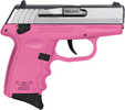 SCCY Industries CPX-4 Double Action Only Semi-Automatic Pistol .380 ACP 2.96" Barrel (1)-10Rd Magazine Contrast Sights Serrated Stainless Steel Slide Pink Polymer Finish