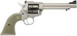 Ruger Super Wrangler Single Action Revolver .22 LR/.22 Magnum 5.5" Barrel 6 Round Capacity OD Green Synthetic Grips Silver Cerakote Finish
