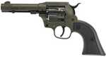 Diamondback Sidekick Double/Single Action Revolver .22LR/.22 Magnum 4.5" Barrel 9 Round Capacity Black Checkered Synthetic Grips OD Green Finish