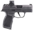 Sig Sauer P365XL Semi-Automatic Pistol 9mm Luger +P 3.7" Barrel (1)-10Rd Magazine Romeo Inclueded Black Polymer Finish