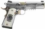 Girsan MC1911S Liberadore II Semi-Automatic Pistol .45 ACP 5" Barrel (1)-8Rd Magazine Adjustable Sights White Engraved Synthetic Grips Chrome Finish With Gold Accents