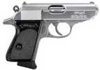 Walther Arms PPK Pistol 32 ACP 3.3" Barrel 6Rd Silver Finish