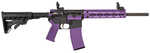Tippmann Arms M4-22 LTE Rifle 22 Long Rifle 16" Barrel 10Rd Black And Purple Finish
