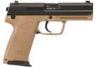 Heckler & Koch USP45 (V7) Pistol 45 ACP 4.41" Barrel 12Rd Blued Slide Flat Dark Earth Finish