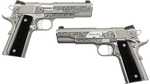 Springfield Garrison Pistol 45 ACP 5" Barrel 7Rd Silver Engraved Finish