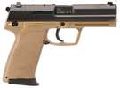 Heckler & Koch USP45 (V1) Pistol 45 ACP 4.41" Barrel 12Rd FDE & Blued Finish