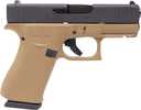 Glock 43X Pistol 9mm Luger 3.41" Barrel 10Rd Black & Brown Finish