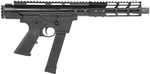 Tactical Superiority Tac-9 Semi-Automatic Pistol 9mm Luger 8.5" 416 Stainless Steel Barrel No Magazine Included Accepts Glock Style Magazines Optic Ready Red Dot Scope Black Finish