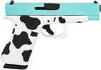 Glock G48 Gen5 Pistol 9mm Luger 4.17" Barrel 10Rd Robins Egg Blue & Cow Print Finish